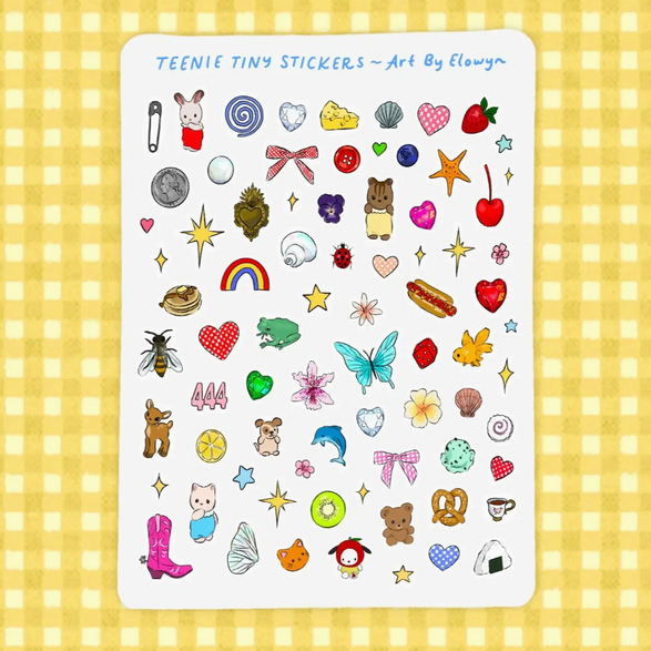 Teenie Tiny 1 Sticker Sheet