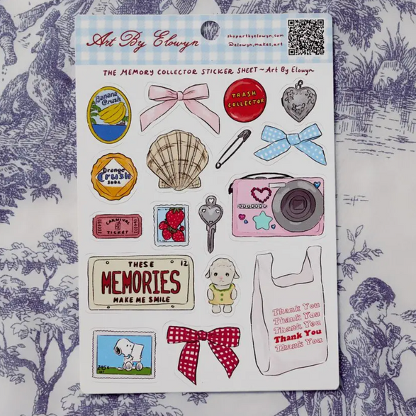 The Memory Collector Sticker Sheet