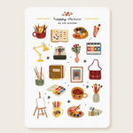 Artist's Corner Sticker Sheet
