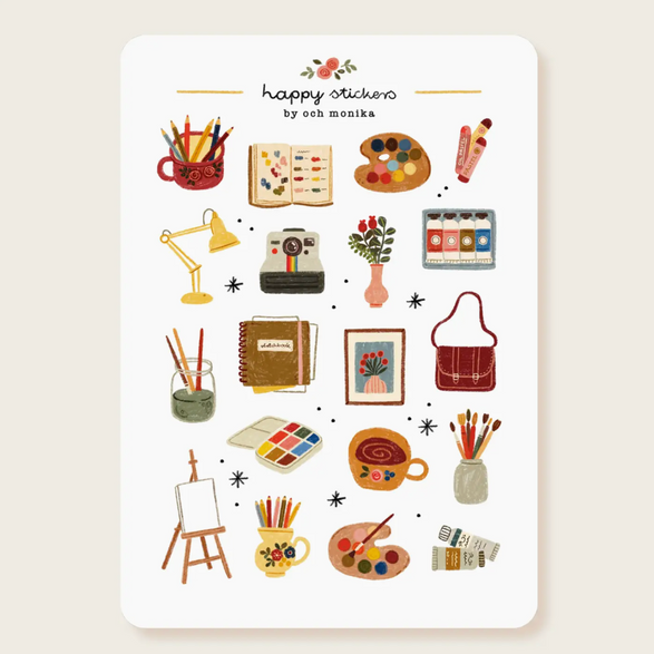 Artist's Corner Sticker Sheet