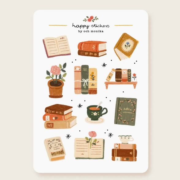 Bookish Corner Sticker Sheet