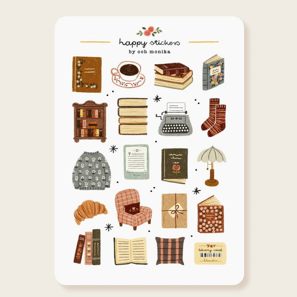 Bookish Sticker Sheet