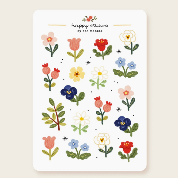 Floral Sticker Sheet