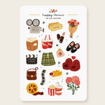 Movie Date Sticker Sheet
