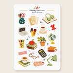 Study Desk Sticker Sheet