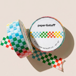 Colorblock Checker Washi Tape (15mm)