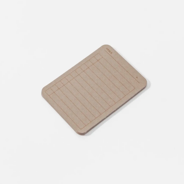 Memo Card Set - Brown (A7)