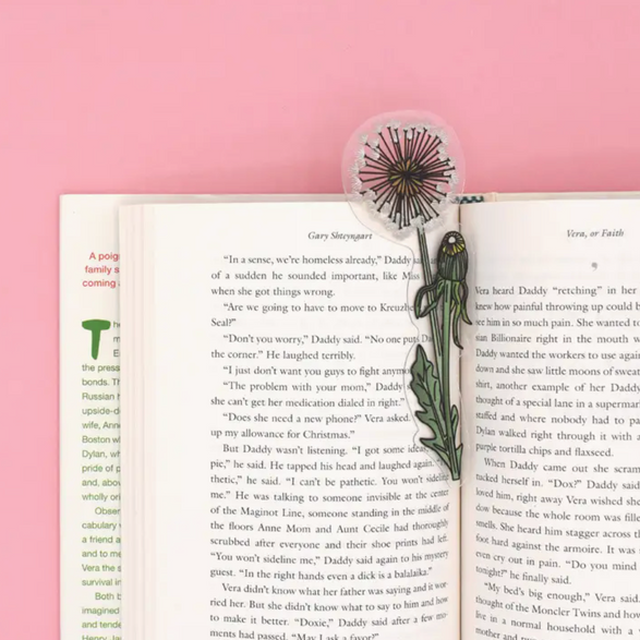 Dandelion Bookmark