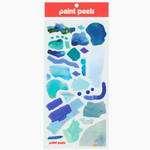 Vibrant Blues Sticker Sheet