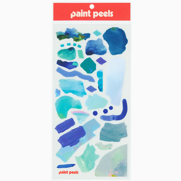 Vibrant Blues Sticker Sheet