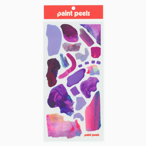 Vibrant Purple Sticker Sheet