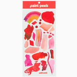 Vibrant Red Sticker Sheet
