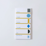 Blue Tall Weekly Notepad