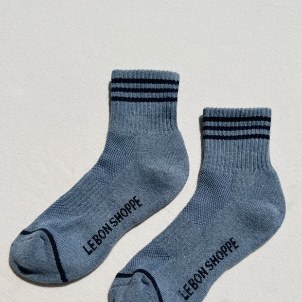 Indigo Girlfriend Socks