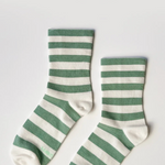 Green Striped Wally Socks