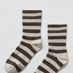 Brown Striped Wally Socks