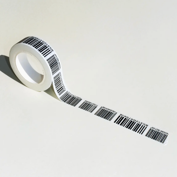 Barcode Washi Tape (15mm)