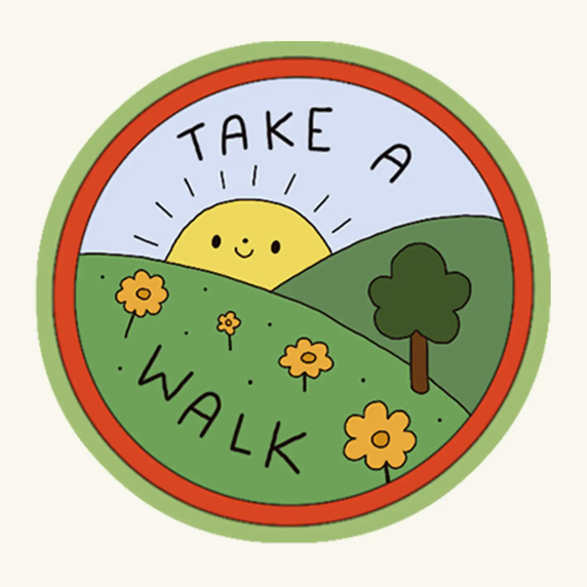 Take a Walk Sticker