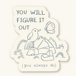 Figure It Out Sticker