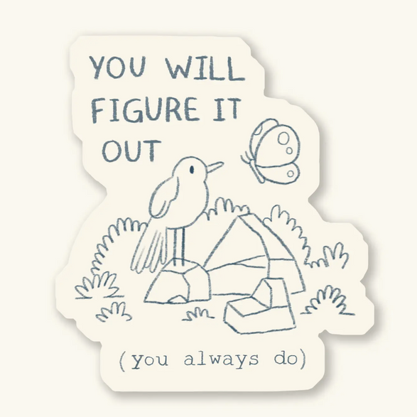 Figure It Out Sticker