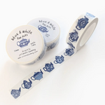 Blue Teapots Washi Tape (15mm)