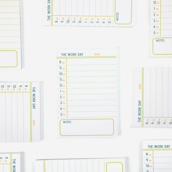 Work Day Notepad