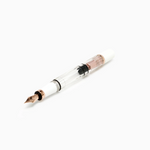 Twsbi Diamond 580 White Rose Gold II Fountain Pen - 3 nib sizes