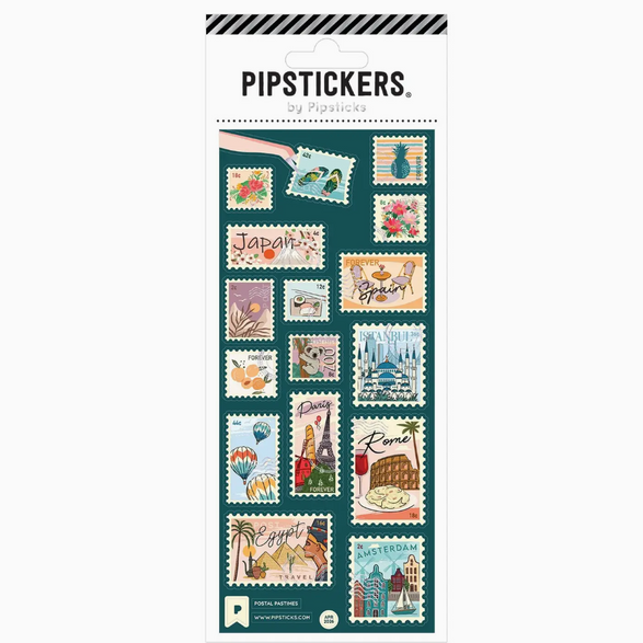 Postal Pastimes Sticker Sheet
