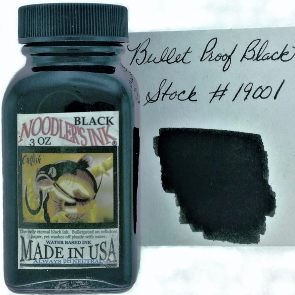 Black Noodler's Fountain Pen Ink (3oz)