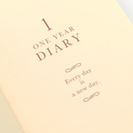 Midori One Year Diary (1 Day 1 Page)
