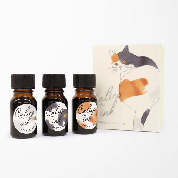 Calico Cat Fountain Pen Ink - Set of 3