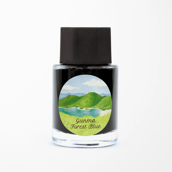 Gunma Forest Blue Fountain Pen Ink (18ml)