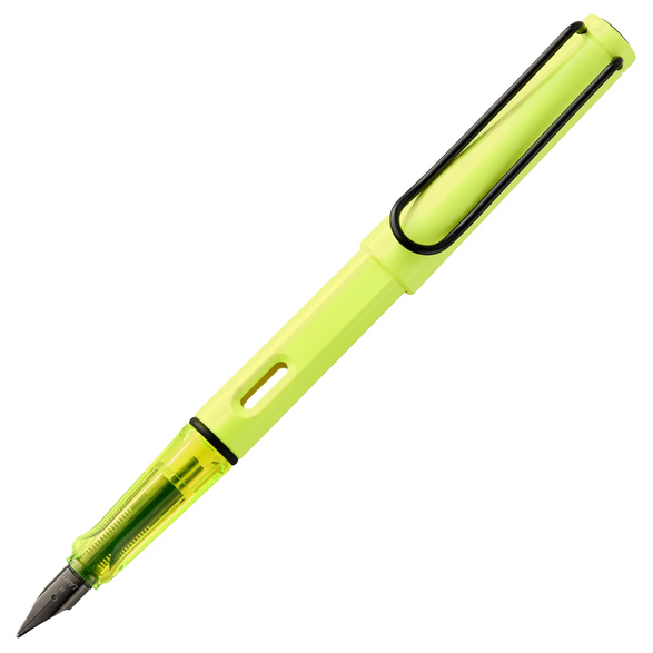 LAMY Safari Fountain Pen (Neon Yellow) - 2 nib options
