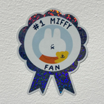 #1 Bunny Fan Sticker