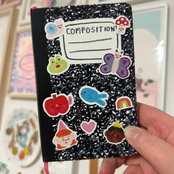 Mini Lined Notebook: Composition