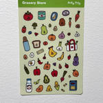 Grocery Store Sticker Sheet