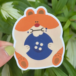 Orange Hamster Sticker