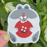 Gray Hamster Sticker