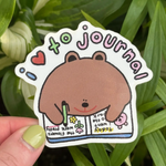 I Love to Journal Sticker
