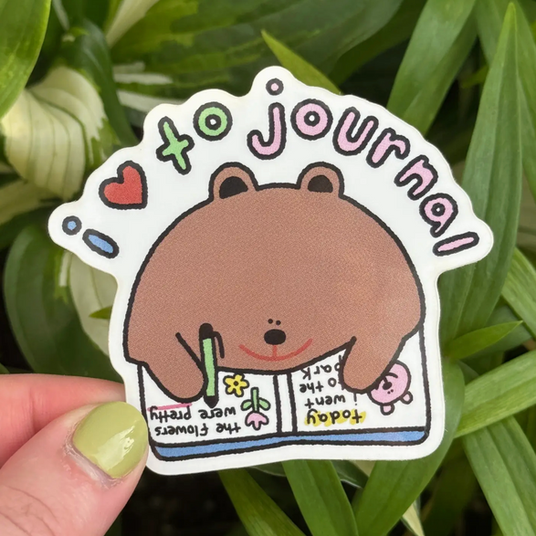 I Love to Journal Sticker