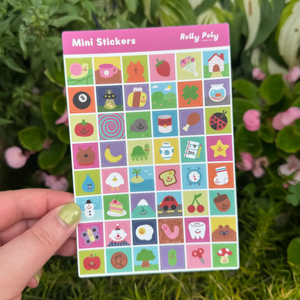 Mini Stickers Sticker Sheet