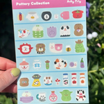 Pottery Collection Sticker Sheet