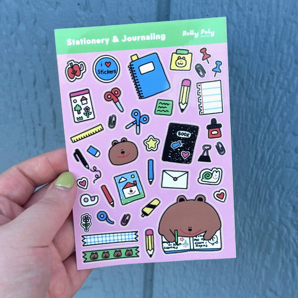 Stationery & Journaling Sticker Sheet