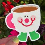 Coffee Cup Sticker