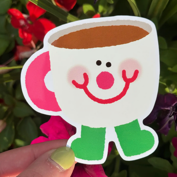 Coffee Cup Sticker