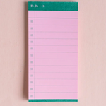 To Do Notepad - Pink/Green