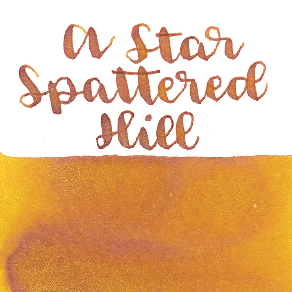 A Star Spattered Hill Fountain Pen Ink