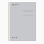 Lined Lightweight Notebook - Grey (A5)