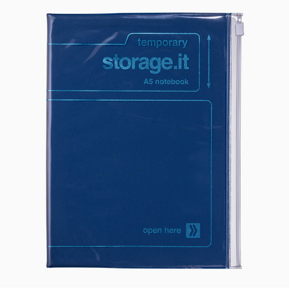Refillable Notebook - Navy (A5)