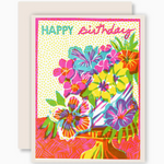Tropical Flowers Birthday